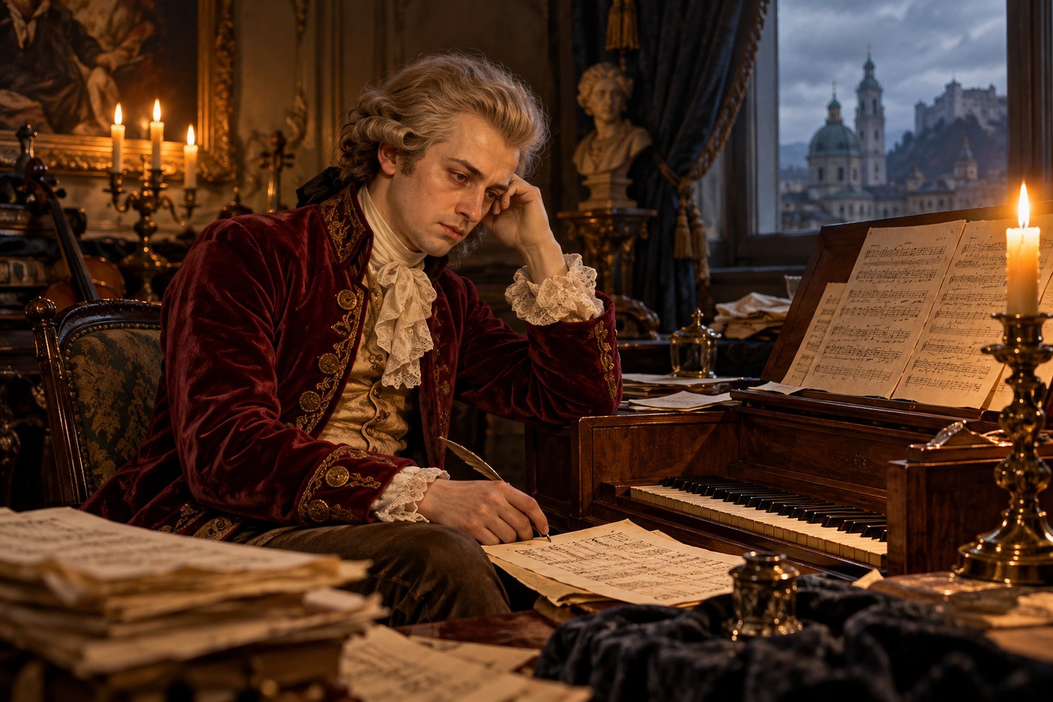 Come morì Mozart a soli 35 anni: cosa sappiamo davvero degli ultimi giorni del compositore